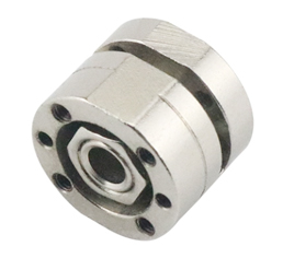 Torque hinge with center cable passthrough