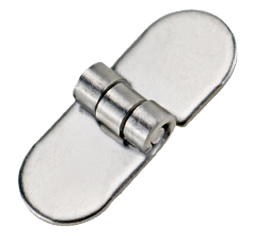 Weld-on hinges are used in industrial equipment