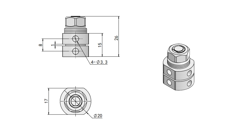 XG11-054 Dimension Drawing