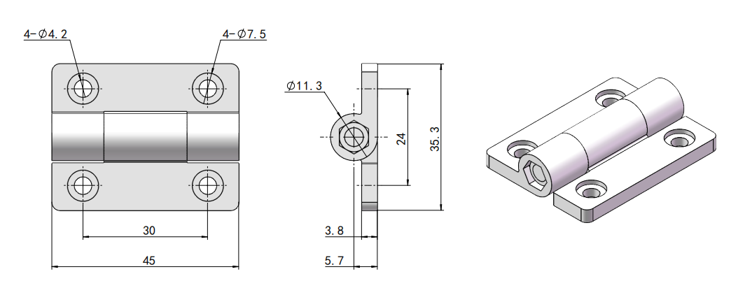 XG11-091-3 Dimension Drawing