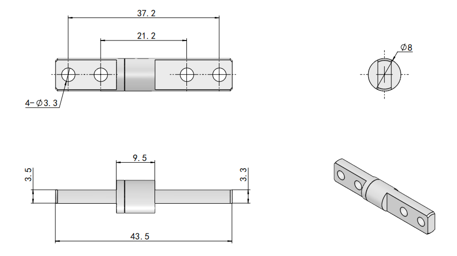 XG11-074-4 Dimension Drawing