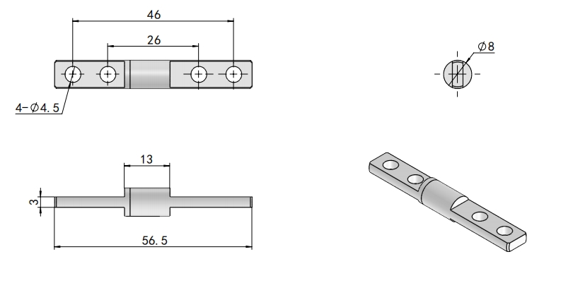 XG11-076-4 Dimension Drawing