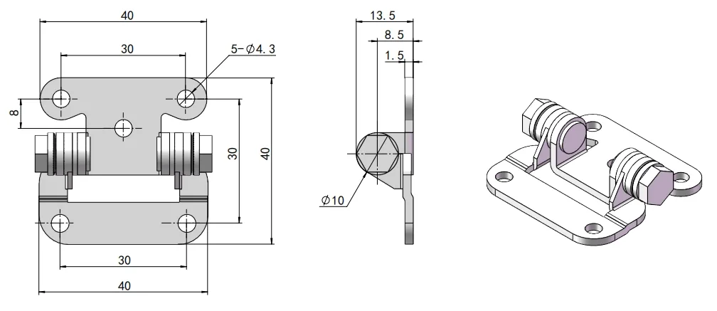 XG11-108-8 Dimension Drawing
