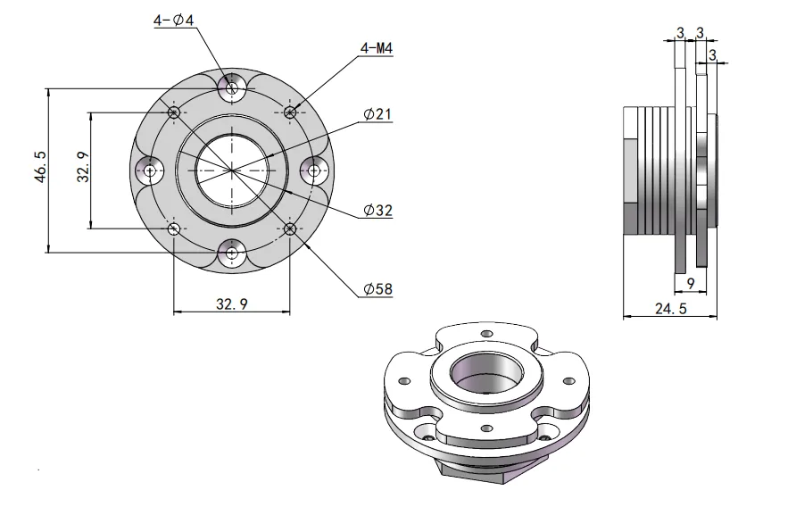 XG11-109 Dimension Drawing