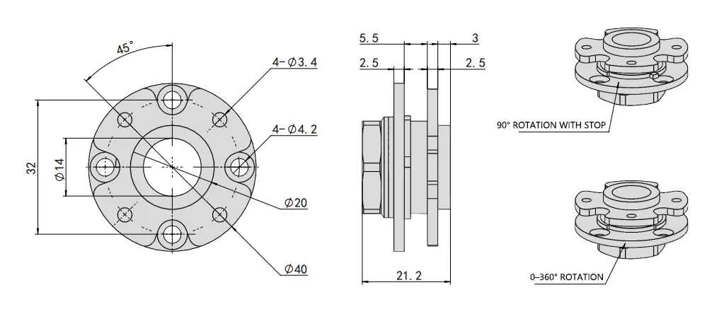 XG11-120 Dimension Drawing