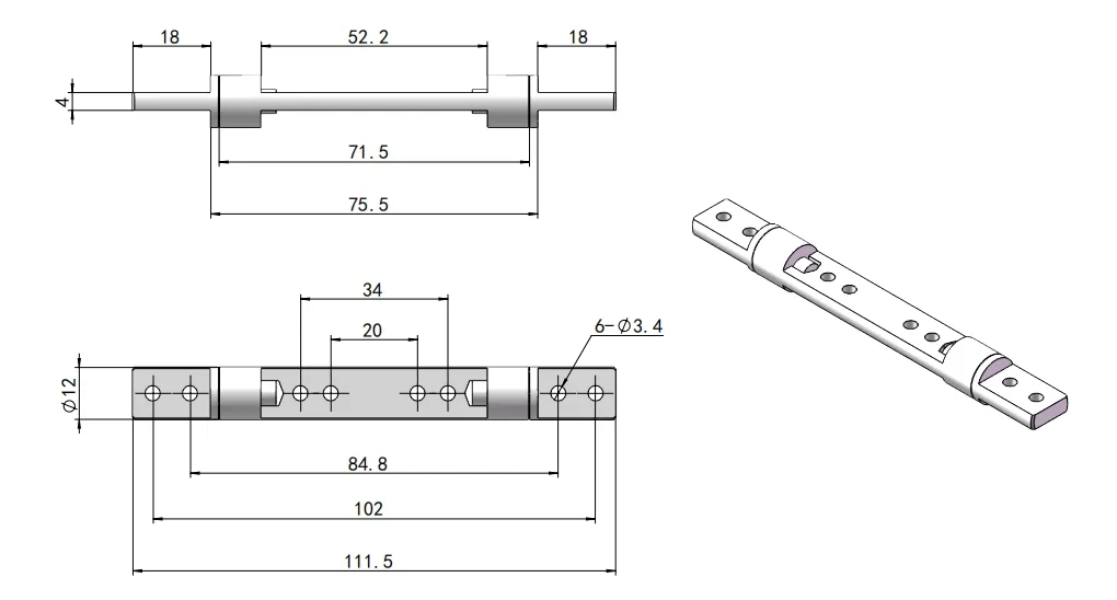 XG11-126 Dimension Drawing