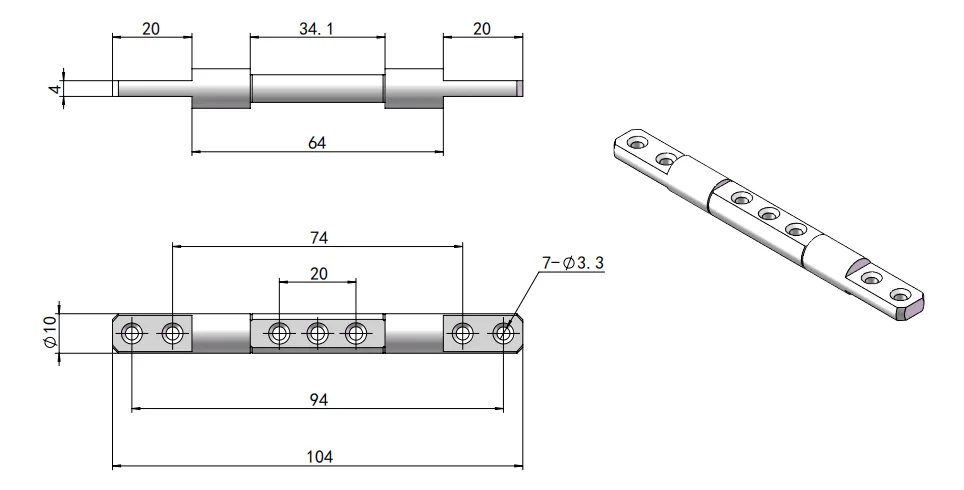 XG11-127 Dimension Drawing