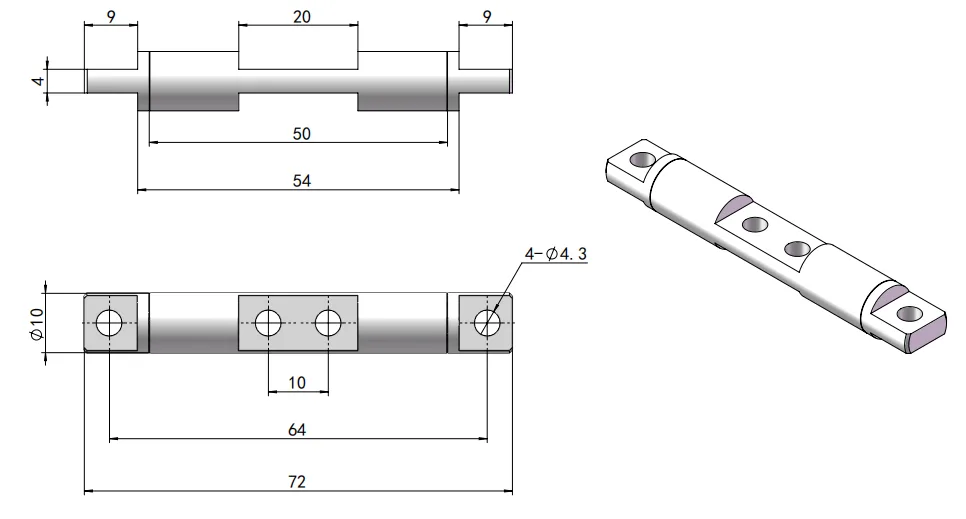 XG11-128 Dimension Drawing