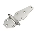 Dobradiça para serviço pesado em aço inoxidável 304 | Dobradiça para armários industriais e equipamentos externos