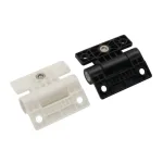 Adjustable plastic torque hinge