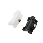 Adjustable plastic torque hinge