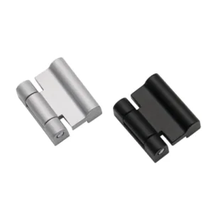 XG02-039 Dobradiça metálica em preto mate