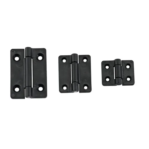 XG11-026 Dobradiça de binário em plástico preto