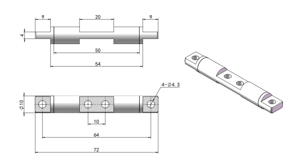 Dobradiça de binário de eixo duplo