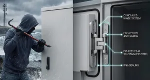 защитная роль скрытых петель в ограждениях общественных учреждений