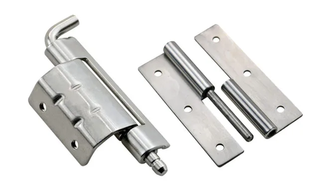 Guia técnico para a escolha de dobradiças de elevação com base no tamanho da porta, peso e direção de montagem para armários industriais.