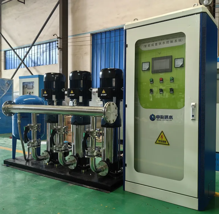 Water treatment pump station cabinet